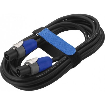 Monacor MSC-520/SW Kabel głośnikowy, 20m, 2-polowe wtyki NEUTRIK SPEAKON